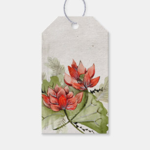 Lotus Flower Gift Tags