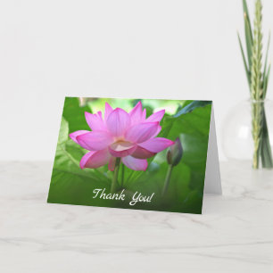 Lotus flower greeting card
