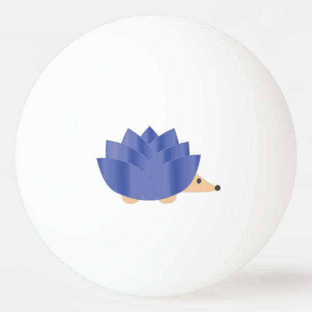 Lotus Flower Hedgehog Ping Pong Ball (Front)