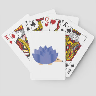Lotus Flower Hedgehog Playing Cards