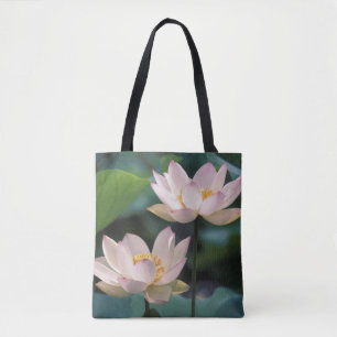 Lotus flower in blossom, China Tote Bag