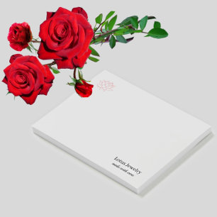 Lotus flower jewellery jeweller logo create your o post-it notes