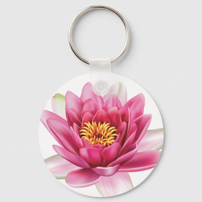 Lotus Flower Key Ring (Front)