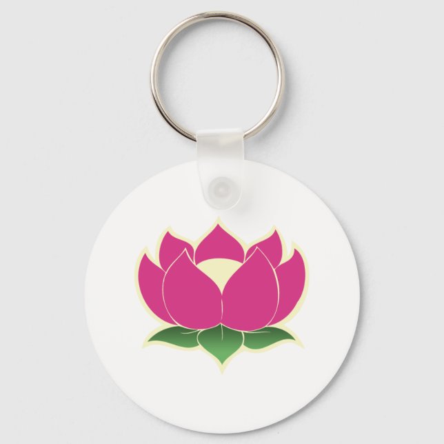 Lotus Flower Key Ring (Front)