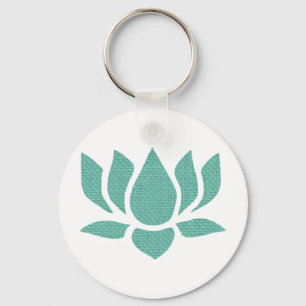 lotus flower key ring