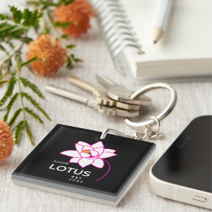 LOTUS Flower  Key Ring