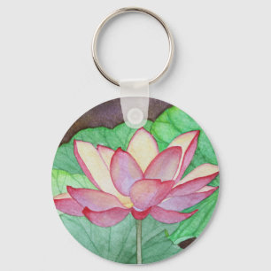Lotus Flower Keychain