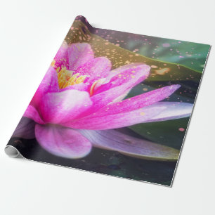 Lotus Flower. Landscape, Zen Wrapping Paper