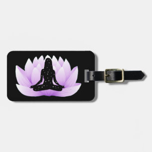 Lotus Flower Luggage Tag