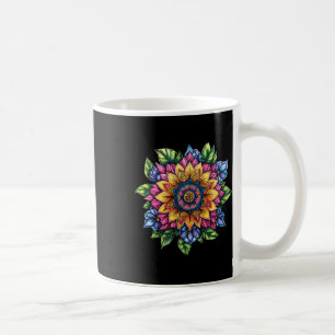 Lotus Flower Mandala Boho Yoga Meditation Coffee Mug