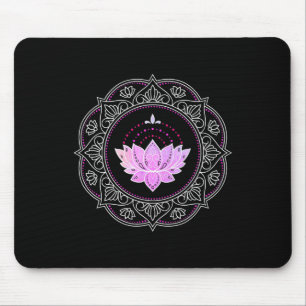 Lotus Flower Mandala Yoga Lotus Design Lotus Flowe Mouse Mat