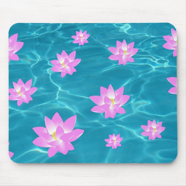 Lotus Flower Mouse Mat (Front)