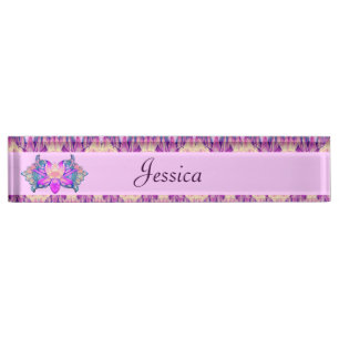 Lotus Flower Nameplate