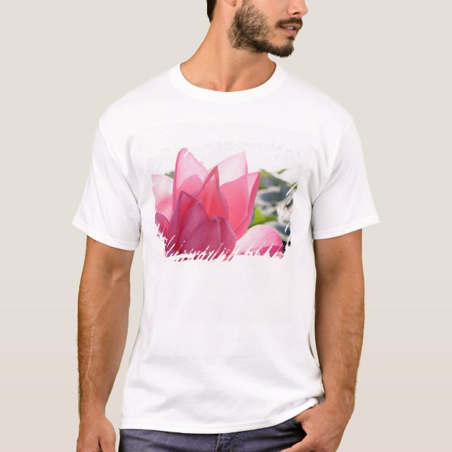 Lotus flower [Nelumbo speciosum] in full T-Shirt (Front)