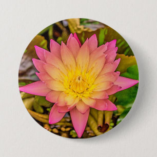 Lotus Flower of Life 7.5 Cm Round Badge