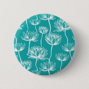 Lotus Flower pattern 6 Cm Round Badge