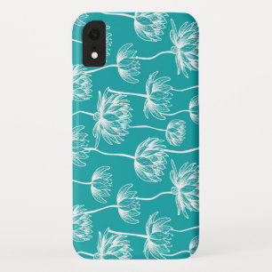 Lotus Flower pattern iPhone XR Case
