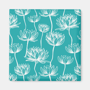 Lotus Flower pattern Magnet