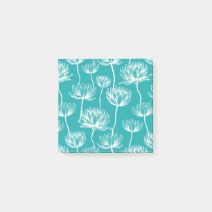 Lotus Flower pattern Post-it Notes