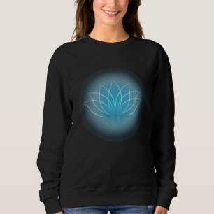 Lotus Flower Peaceful Relaxation Yoga Meditation Sweatshirt