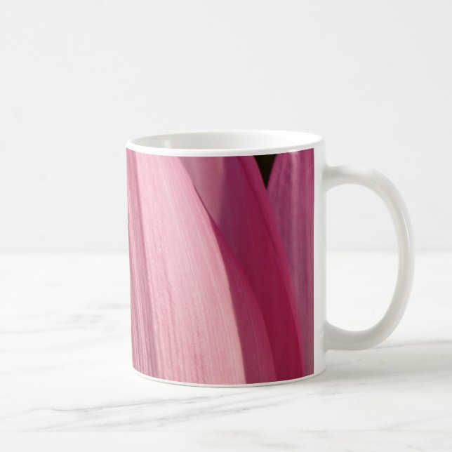 Lotus Flower Petals Pink Floral Coffee Mug (Right)