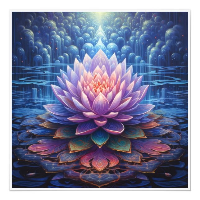 Lotus Flower Photo Print (Front)