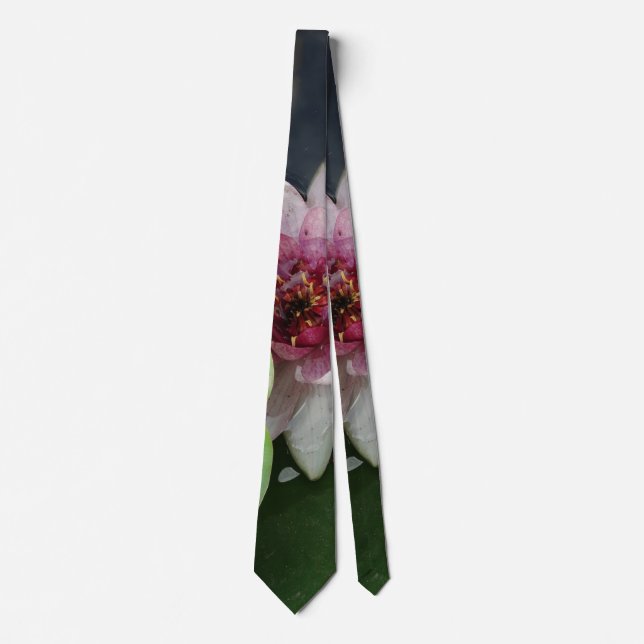 Lotus Flower Photography  Tie (Front)