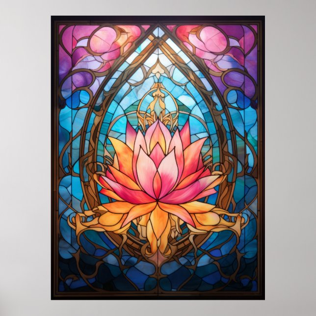 Lotus Flower Poster (Front)