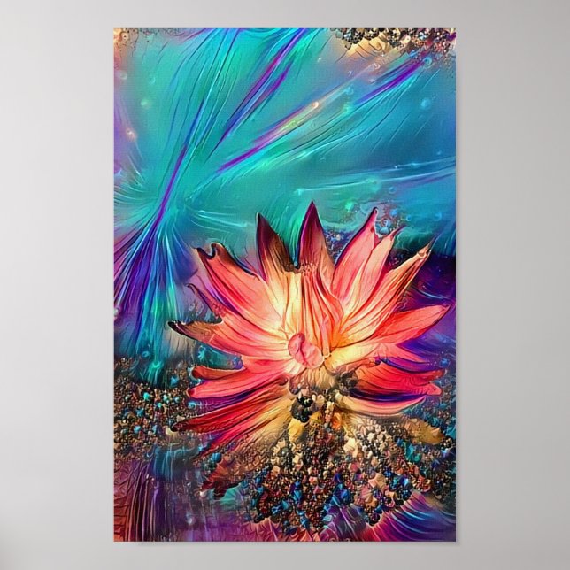 Lotus flower poster (Front)