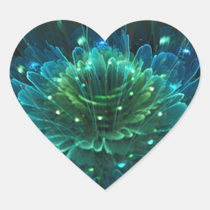 Lotus Flower Rapture Collection Heart Sticker