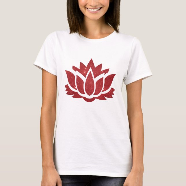 lotus flower red T-Shirt (Front)