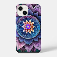 Lotus Flower Sacred Geometry Throat Chakra Reiki