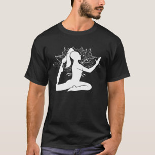 Lotus Flower Spiritual Meditation Sacred Geometry T-Shirt