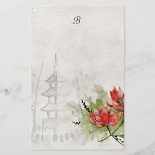 Lotus Flower Stationery