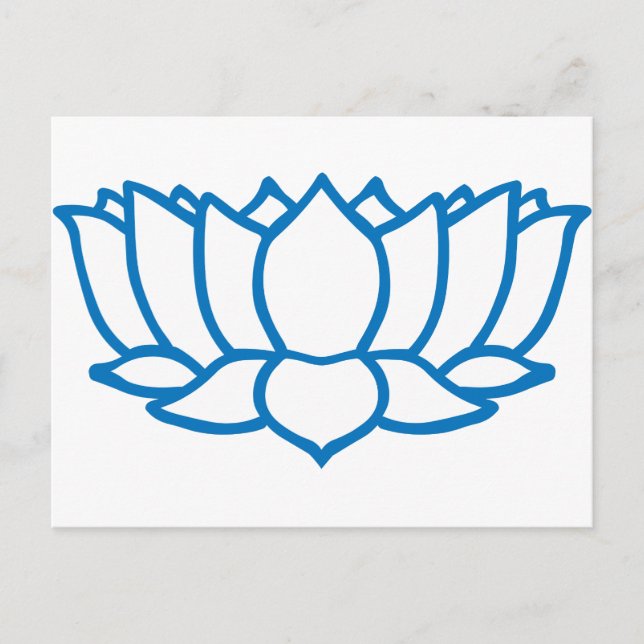 Lotus Flower Symbol Postcard (Front)