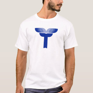 Lotus Flower T Letter Monogram T-Shirt