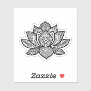 Lotus Flower tattoo design sticker