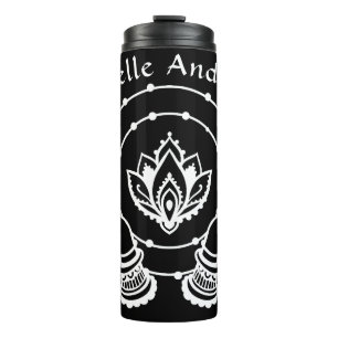 Lotus Flower Thermal Tumbler