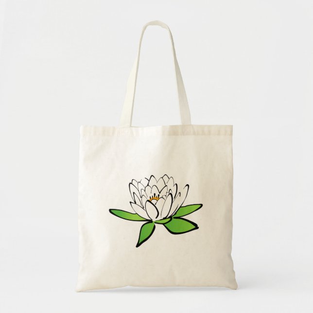 Lotus Flower  Tote Bag (Front)