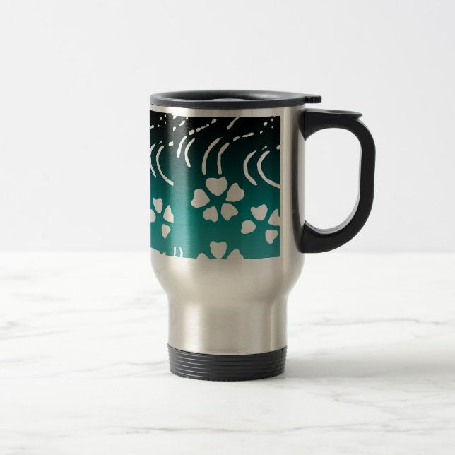 Lotus Flower Travel Mugs by Janz (Right)