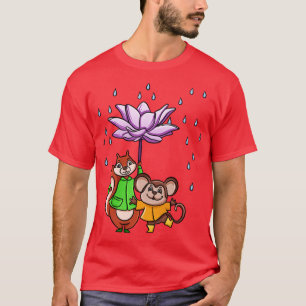 Lotus Flower Umbrella T-Shirt