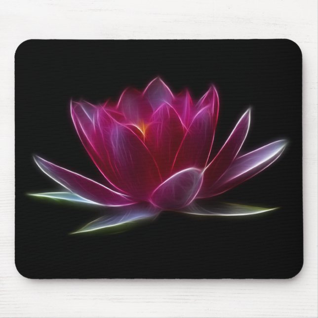 Lotus Flower Water Plant Mouse Mat (Front)