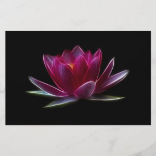 Lotus Flower Water Plant Stationery