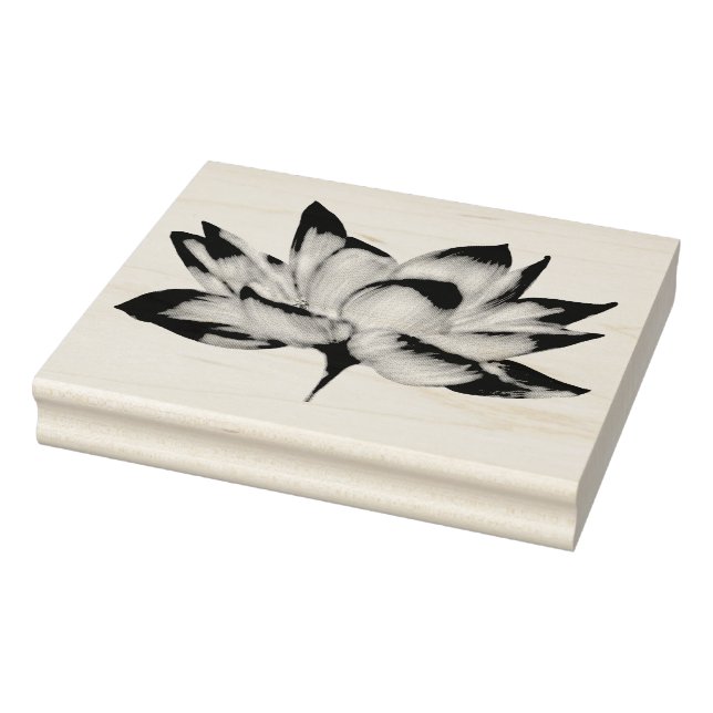 Lotus Flower | Wood Art Stamp (Stamp)
