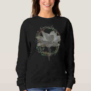 Lotus Flower Yoga Calming Spiritual Namaste Sweatshirt