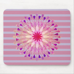 Lotus Flower Yoga Instructor Meditation Holistic Mouse Mat