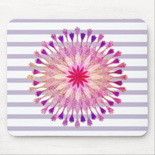 Lotus Flower Yoga Instructor Meditation Holistic Mouse Mat