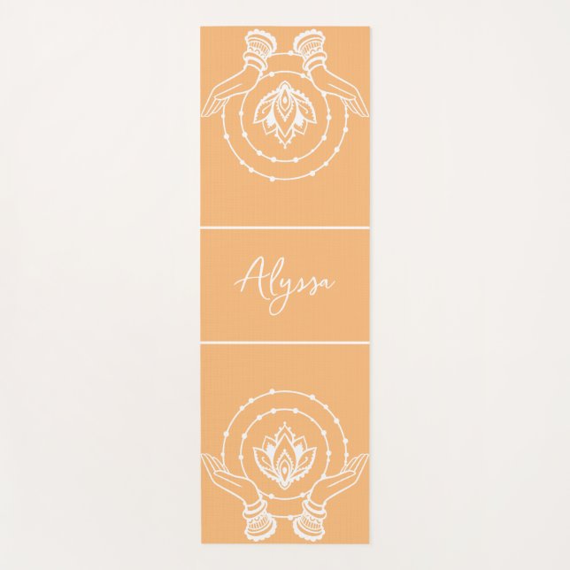 Lotus Flower Yoga Mat (Front)