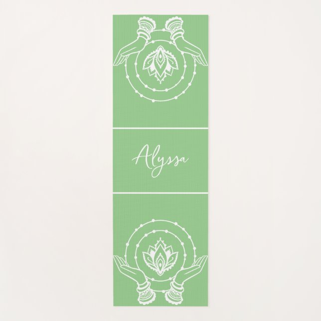 Lotus Flower Yoga Mat (Front)