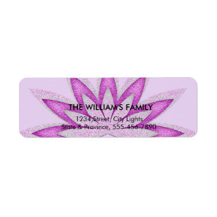 Lotus Flower Yoga Meditation Floral Purple